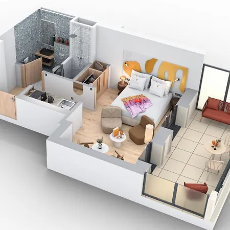 Aparthotel Yuna Porte-maillot - 4*